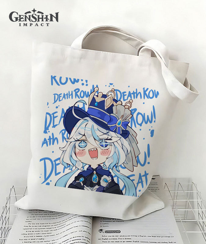 Furina Chibi Canvas Bag