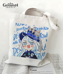 Furina Chibi Canvas Bag