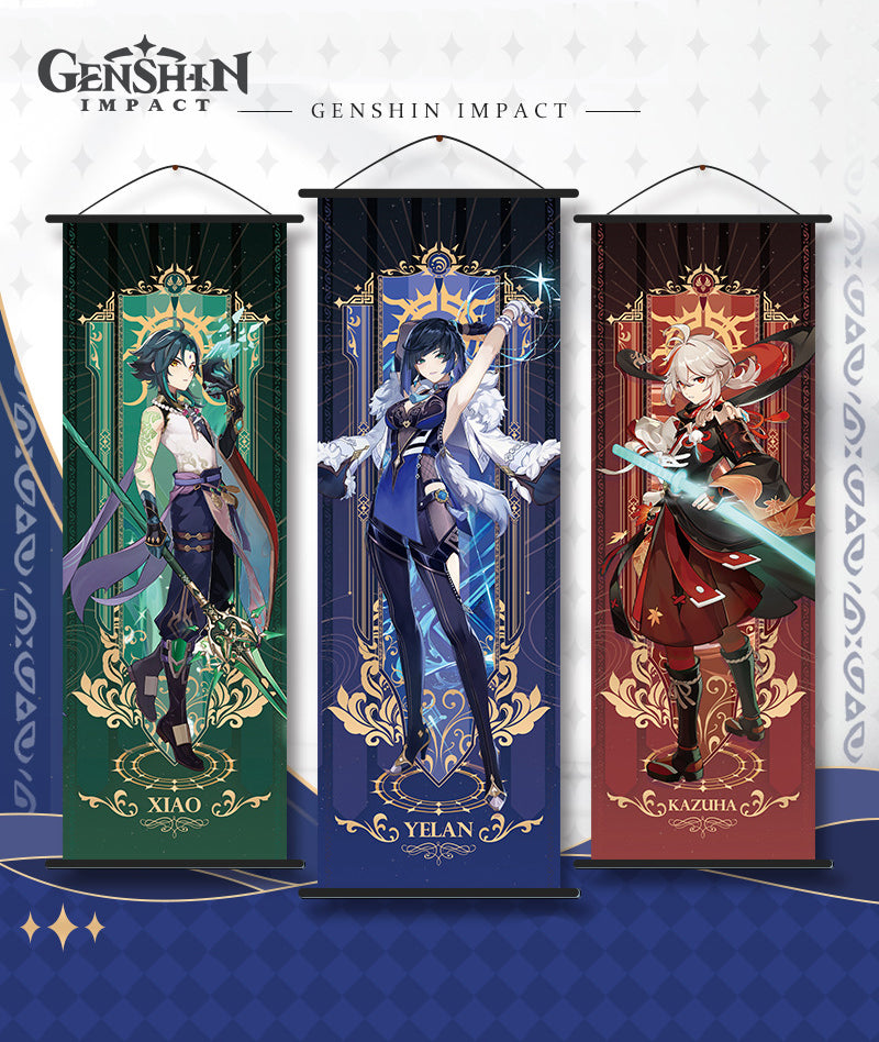 Genshin Impact Wall Scroll Poster 