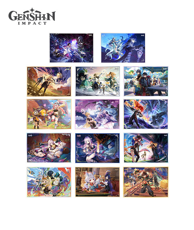 Genshin Impact Theme Shikishi Art Board