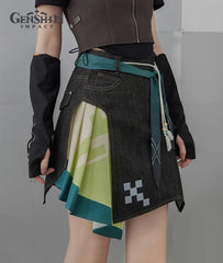 Kinich Denim Mini Skirt