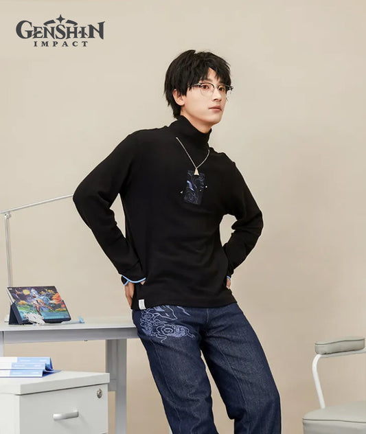 Mock Neck Sweater For Men 675