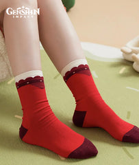 Klee Impression Red Calf Socks