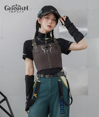 Kinich Patchwork Cropped Vest
