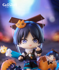 Genshin Twilight Whimsy Wanderer Scaramouche Chibi Figure