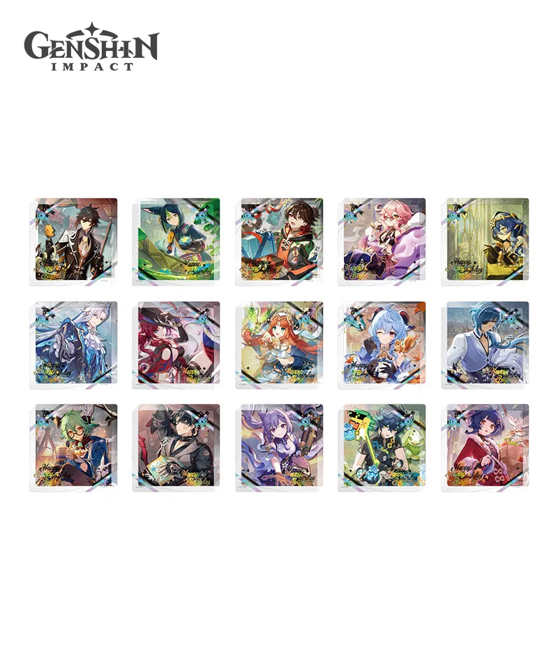 Genshin Impact Day of Destiny Character Birthday Acrylic Coaster 2025
