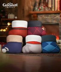 Genshin Impact House of the Hearth Winter Pillow & Blanket Set