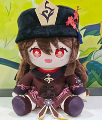 Hu Tao Plush Doll - Plum Blossom Bouquet