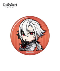 [Official Merchandise] Genshin Impact Fatui Chibi Character Expression Sticker Badge