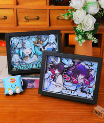 Genshin 3D Shadow Box Art Desk Decor