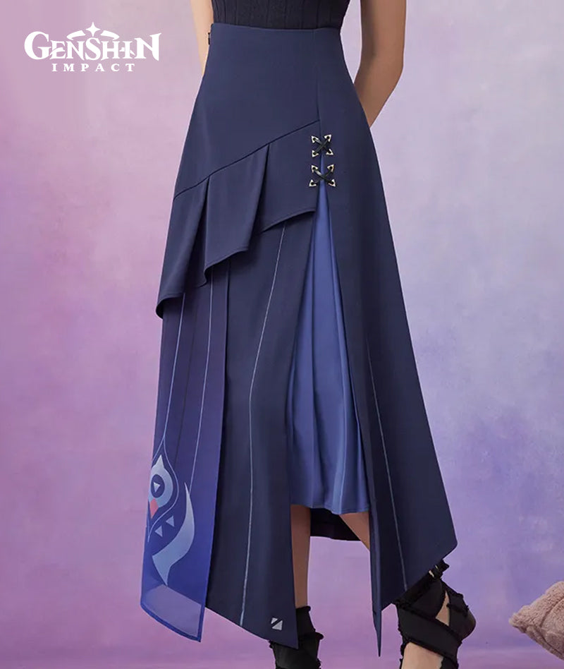 Genshin Citlali Impression Asymmetrical Midi Skirt L