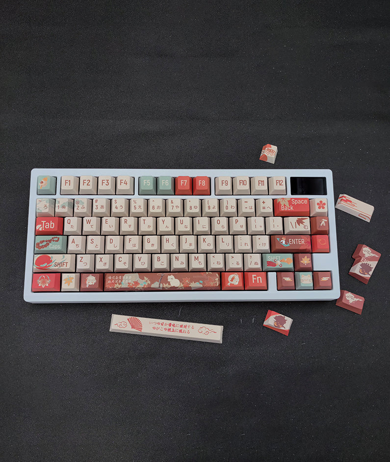 Genshin Kaedehara Kazuha Keycap Set PBT Keyboard Caps – GenshinFans