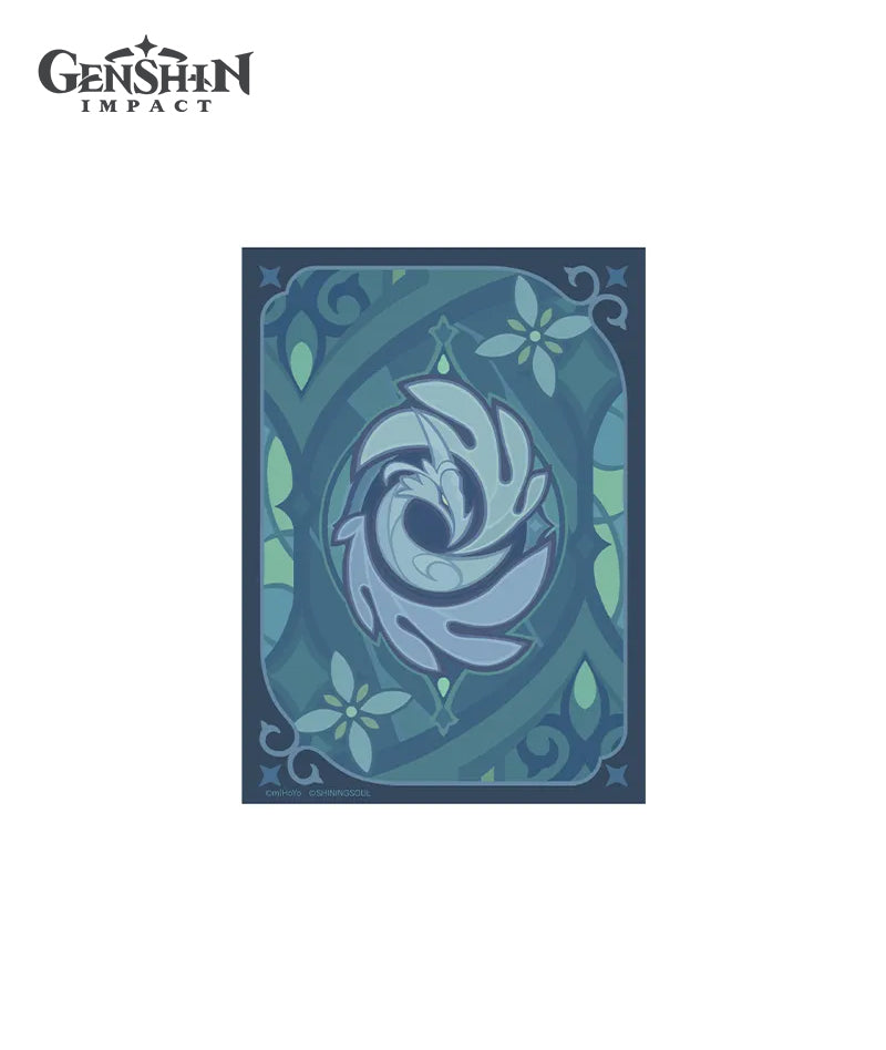 [Official Merchandise] Genshin Impact Genius Invokation TCG Art Card  Sleeves - Lazurite Swirl
