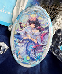 Columbina Glitter Badge