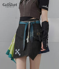 Kinich Denim Skirt