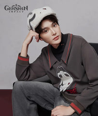 Official Arlecchino Bunny Plush Beret