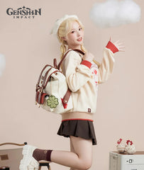 Cute Klee Impression Beige Backpack