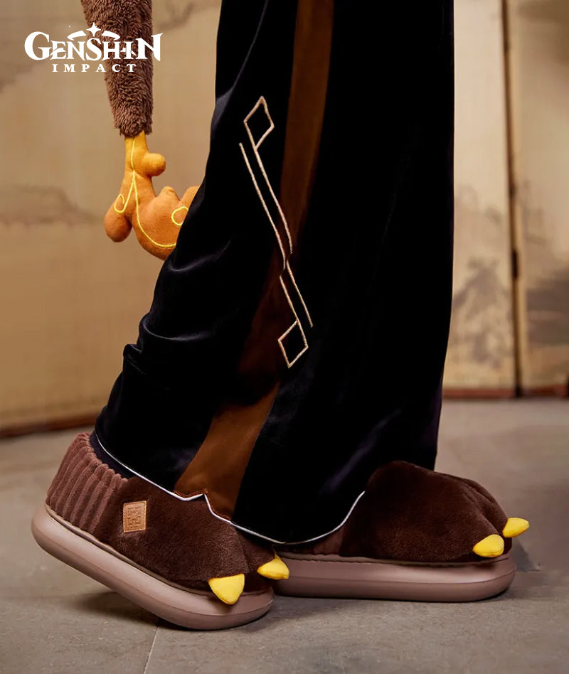 Official Genshin Zhongli Rex Lapis Dragon House Slippers – GenshinFans