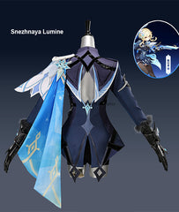 Genshin Impact Snezhnaya Lumine Cosplay Costume Set