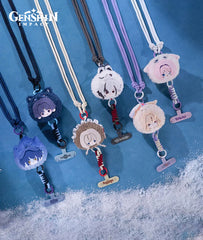 Genshin Impact Aurora Party Plush Phone Lanyard