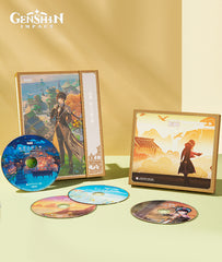 [Official Merchandise] Genshin Impact Liyue OST CD & Accessories Gift Box : Jade Moon Upon a Sea of Clouds