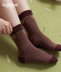 Klee Impression Brown Calf Socks
