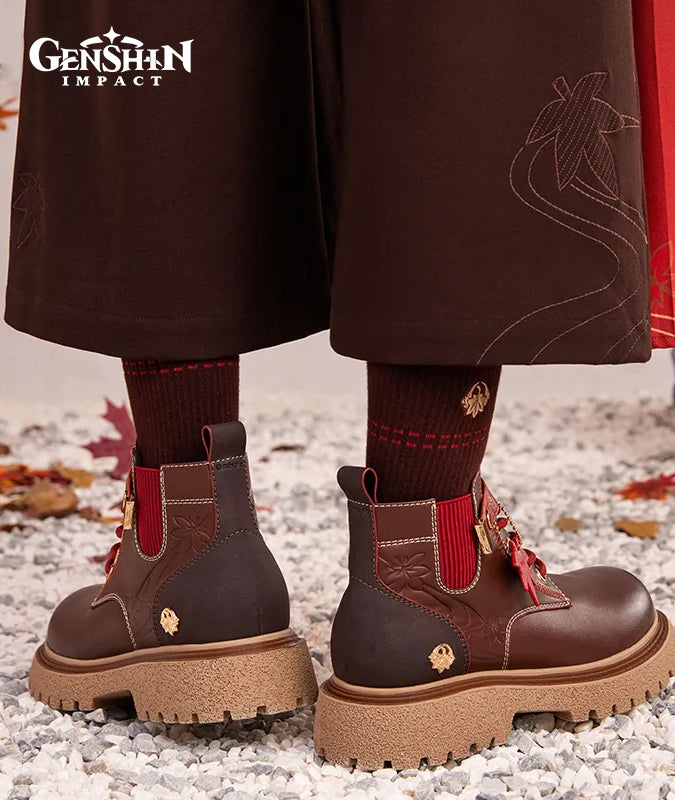 Official Kaedehara Kazuha Ankle Boots Genshin Apparel
