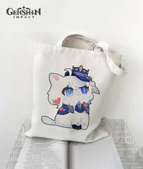 Furina Cat Canvas Bag 