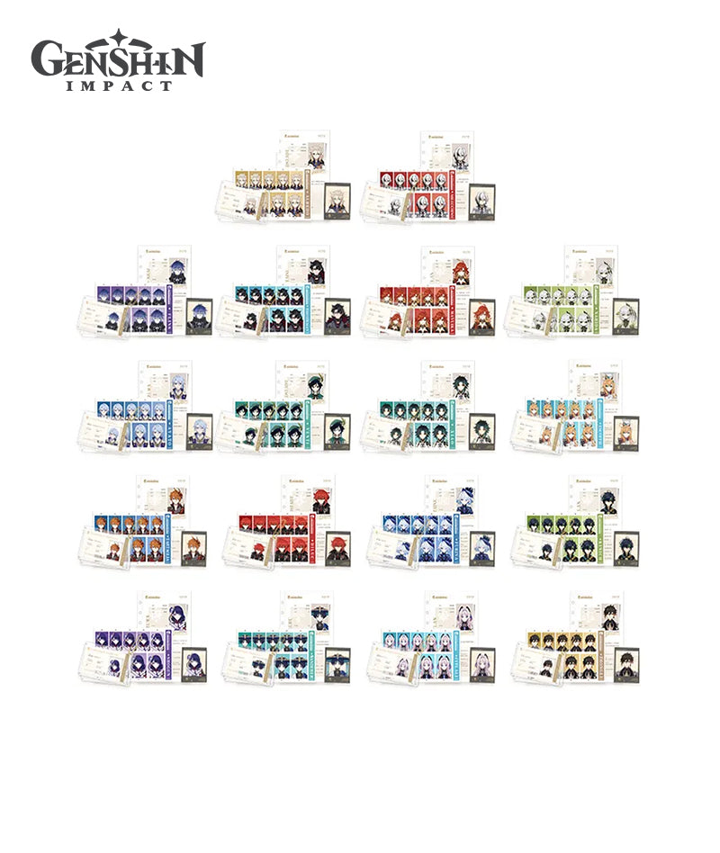 Genshin Impact Lightbox Chronicles Character File Set