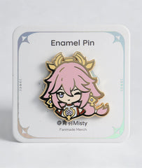 Yae Miko Enamel Pin