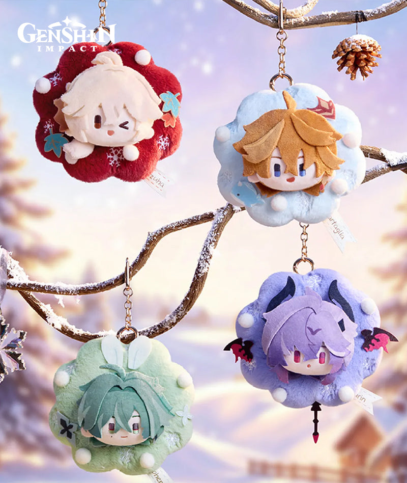 Genshin Impact Leisurely Winter Plush Keychain