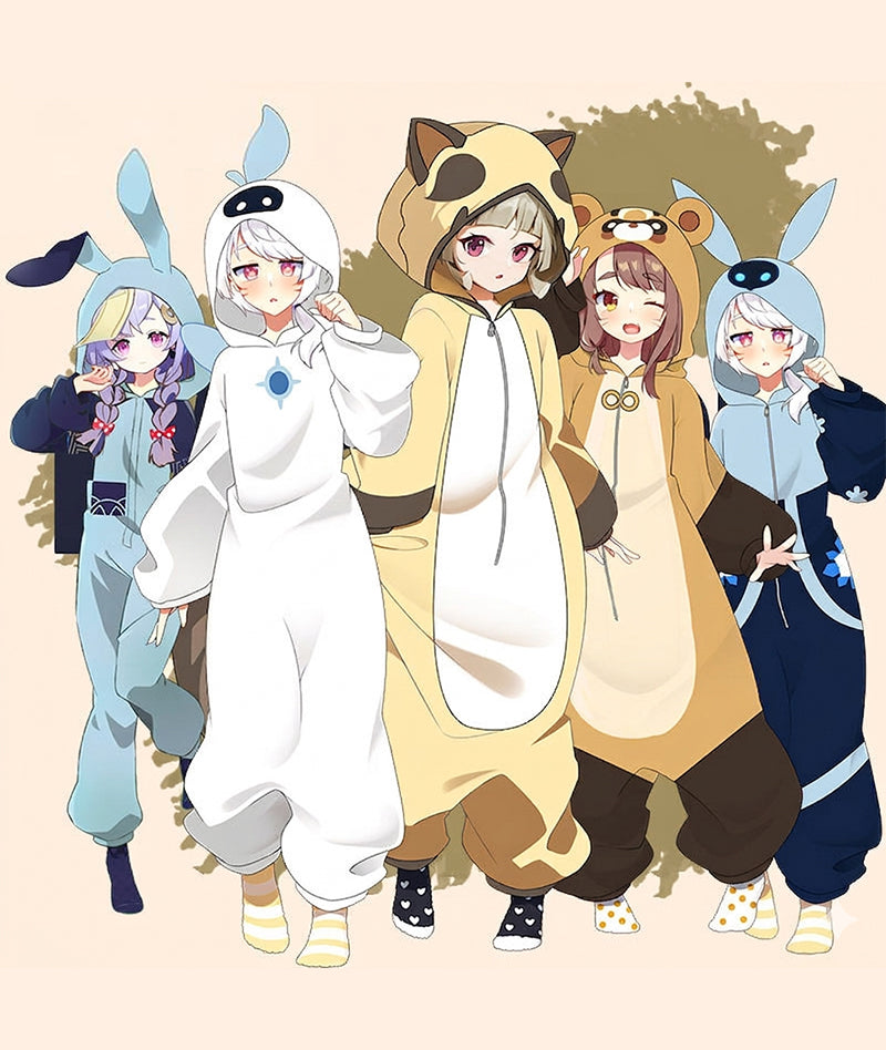 Genshin Impact Guoba & Hu Tao Ghost Pajamas