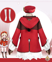 Genshin Impact Klee Cosplay Costume Outfit