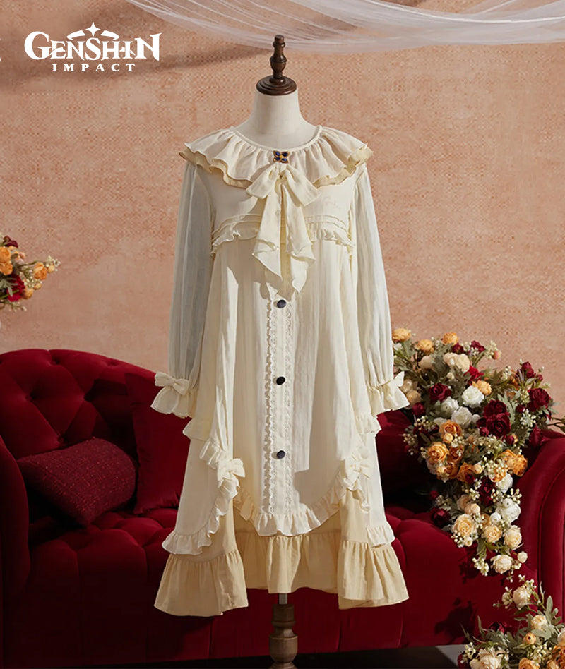 [Official Merch] Genshin Impact Sandrone Nightgown with Nightcap
