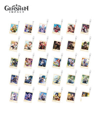 Genshin Impact Character Birthday Acrylic Charm