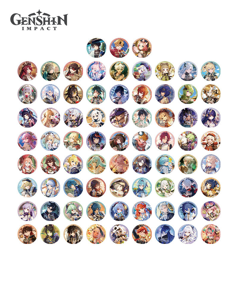 Genshin Impact Day of Destiny Birthday Series Badges