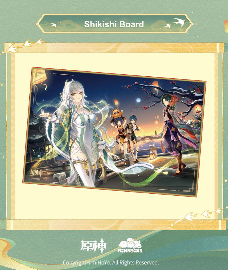 原神 Campustour ロンドン ホログラムカード ポストカード Genshin