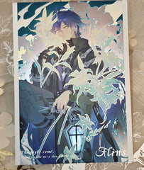 Genshin Impact Flins Badge, Postcard & Polaroid Card