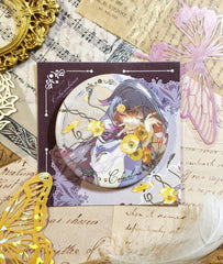 Columbina Flowers Badge