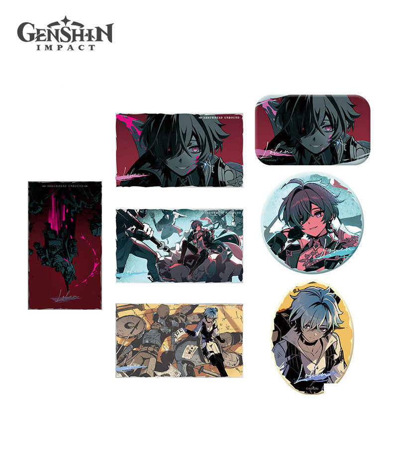 Lohen Sharpened Arrowhead Badge & Postcard Set