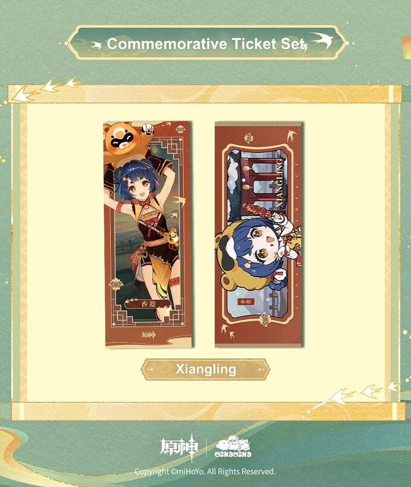 Genshin × MikaMika Pop-Up Commemorative Ticket Sets – GenshinFans