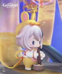 Paimon Little Moon Rabbit Chibi Figure