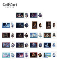 Genshin Impact Sudden Snow Series Collectible Card Set Blind Box