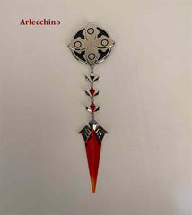 Arlecchino Cosplay Brooch