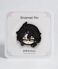 Genshin Impact Snezhnaya Characters Enamel Pins - Vodyanitsa & Mitya
