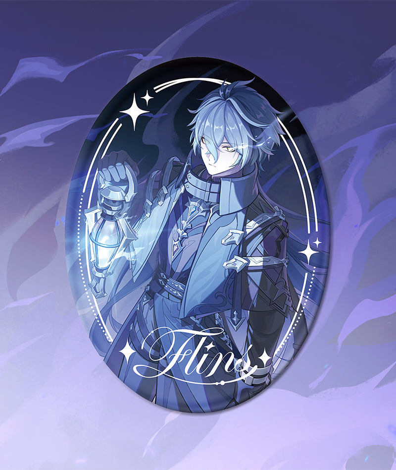 Genshin Impact Flins Postcards, Badges, and Stand – GenshinFans
