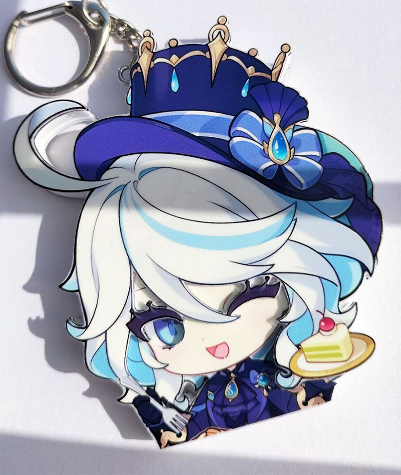 アグリアス　ファルキドンFourninae Genshin Impact Nicole Durin Columbina Furina Keychain – GenshinFans