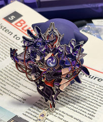 Scaramouche Shouki no Kami Metal Badge