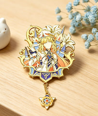 Nicole Metal Badge
