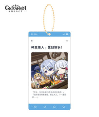 [Official Merchandise] Genshin Impact Characters Birthday Acrylic Charms